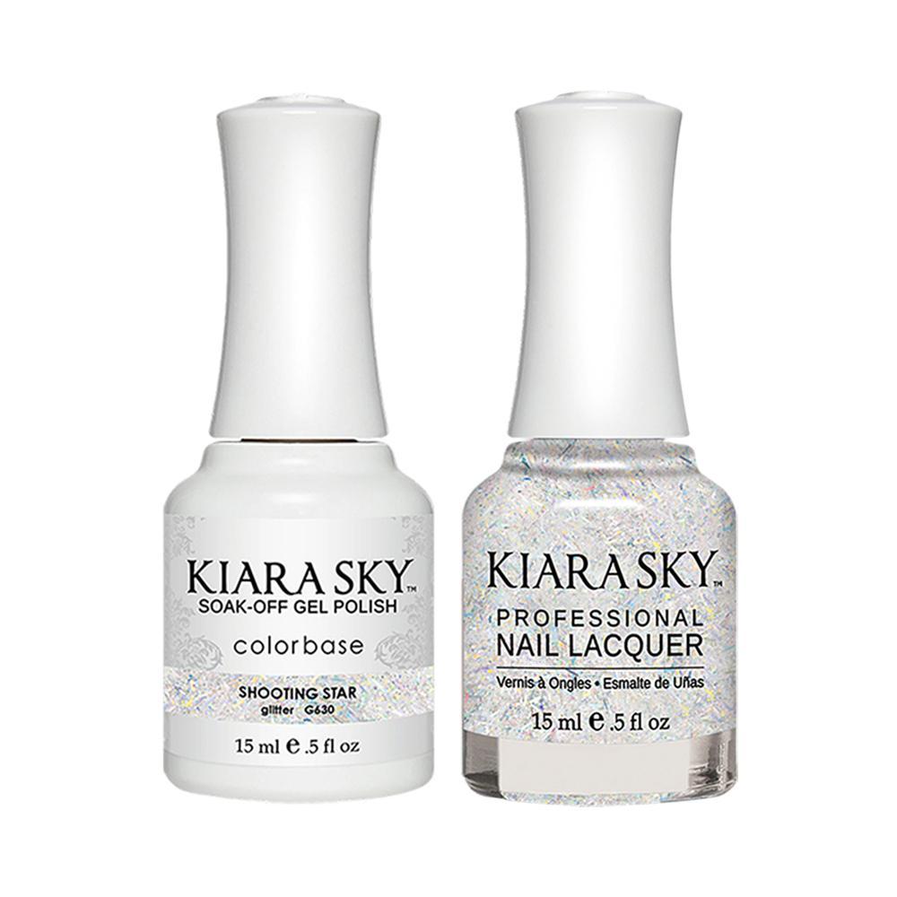 Kiara Sky 630 Shooting Star - Gel Polish & Lacquer Combo