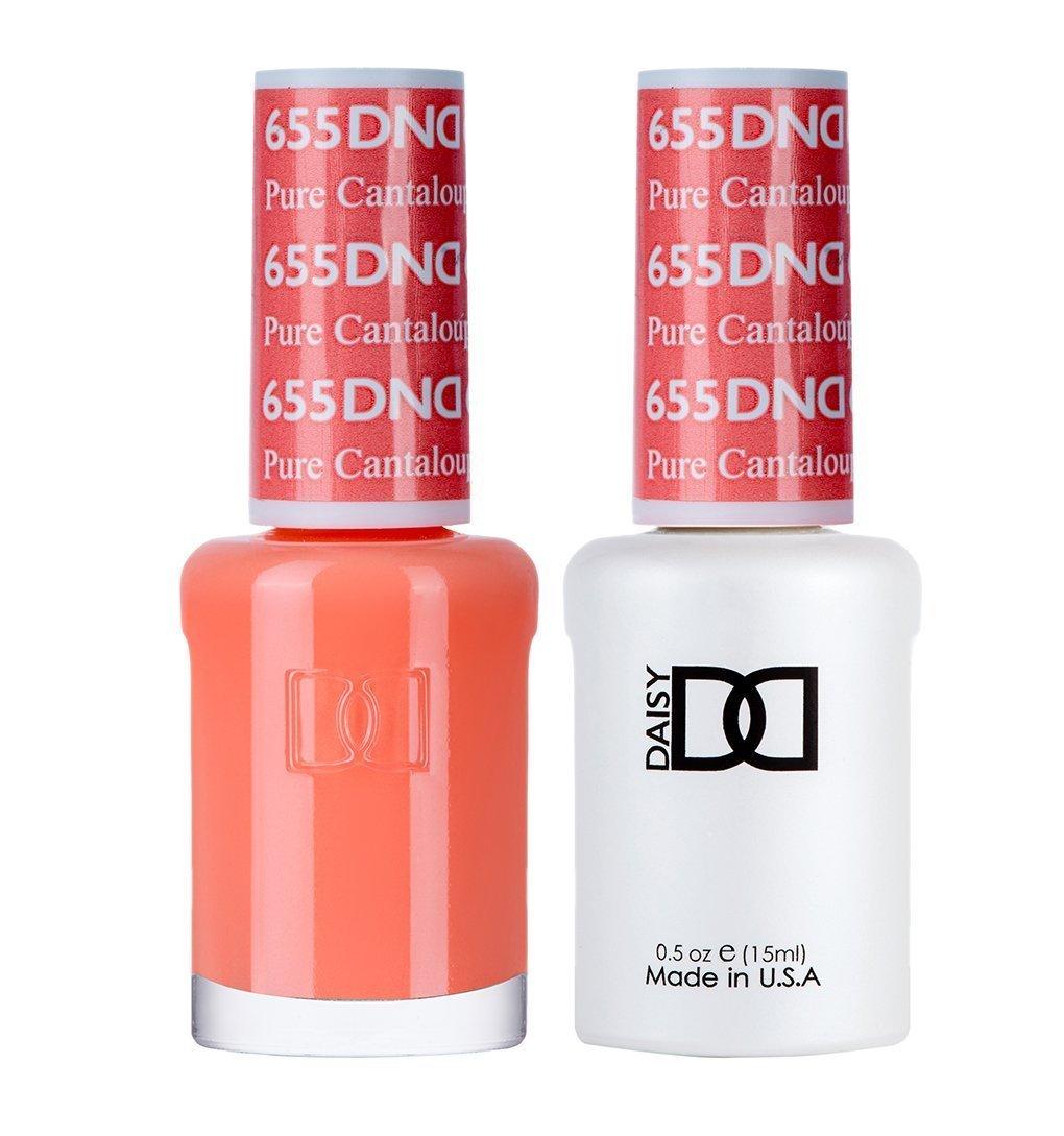 DND 655 Pure Cataloupe - DND Gel Polish & Matching Nail Lacquer Duo Set - 0.5oz