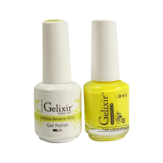Gelixir 065 Yellow Banana - Gel Nail Polish 0.5 oz
