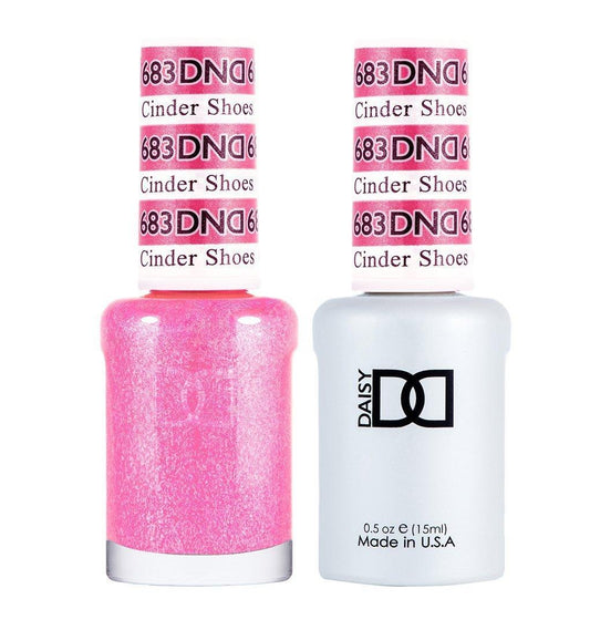 DND 683 Cinder Shoes - DND Gel Polish & Matching Nail Lacquer Duo Set - 0.5oz