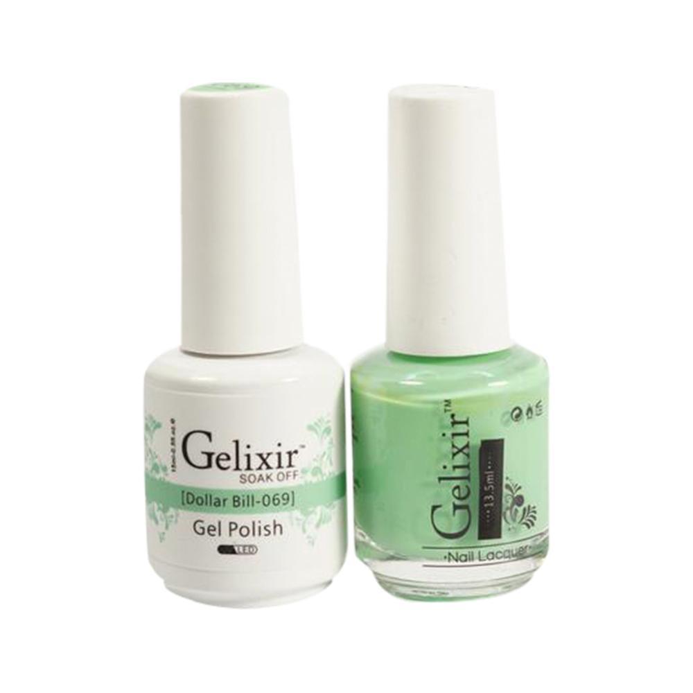 Gelixir 069 Dollar Bill - Gel Nail Polish 0.5 oz