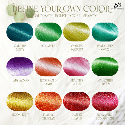 LDS 3 Call Me Minty - Gel Polish 0.5 oz - Ice Crystal