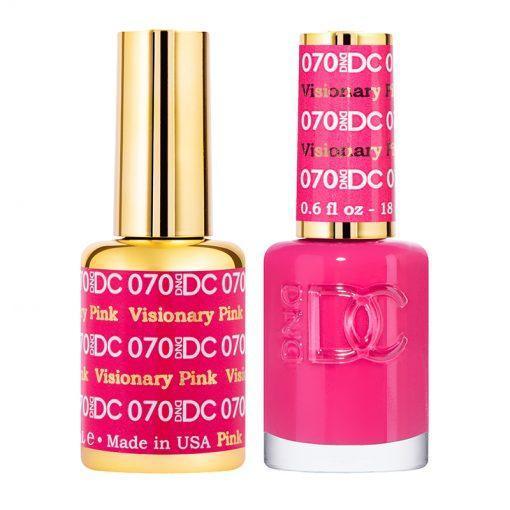 DND DC 070 Visionary Pink - Gel & Matching Polish Set - DND DC Gel & Lacquer