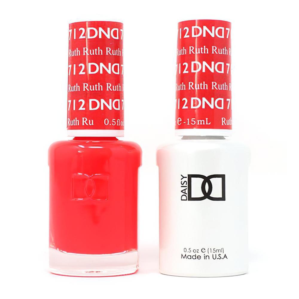 DND 712 Ruth - DND Gel Polish & Matching Nail Lacquer Duo Set - 0.5oz