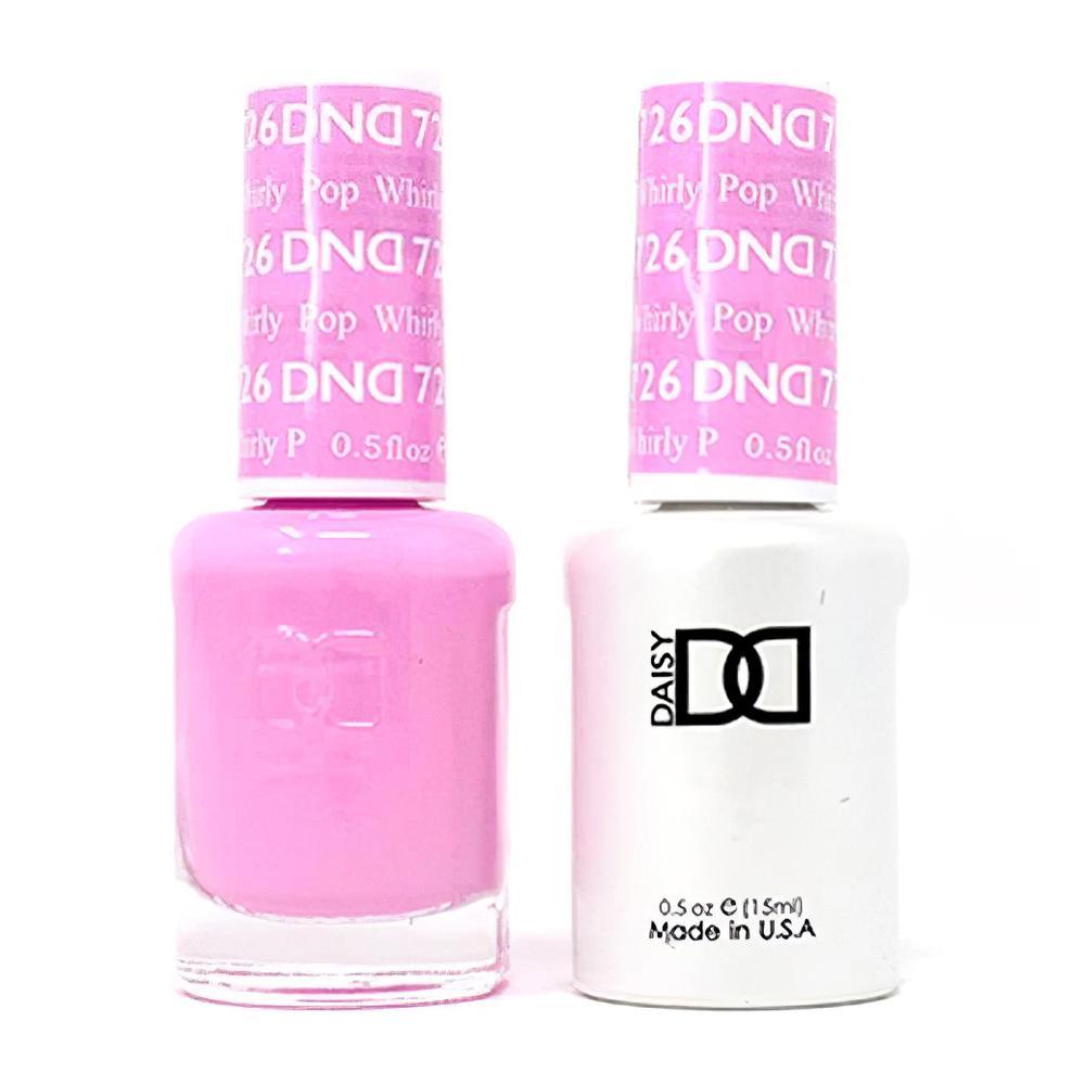 DND 726 Whirly Pop - DND Gel Polish & Matching Nail Lacquer Duo Set - 0.5oz