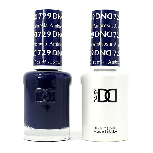 DND 729 Ambrosia - DND Gel Polish & Matching Nail Lacquer Duo Set - 0.5oz