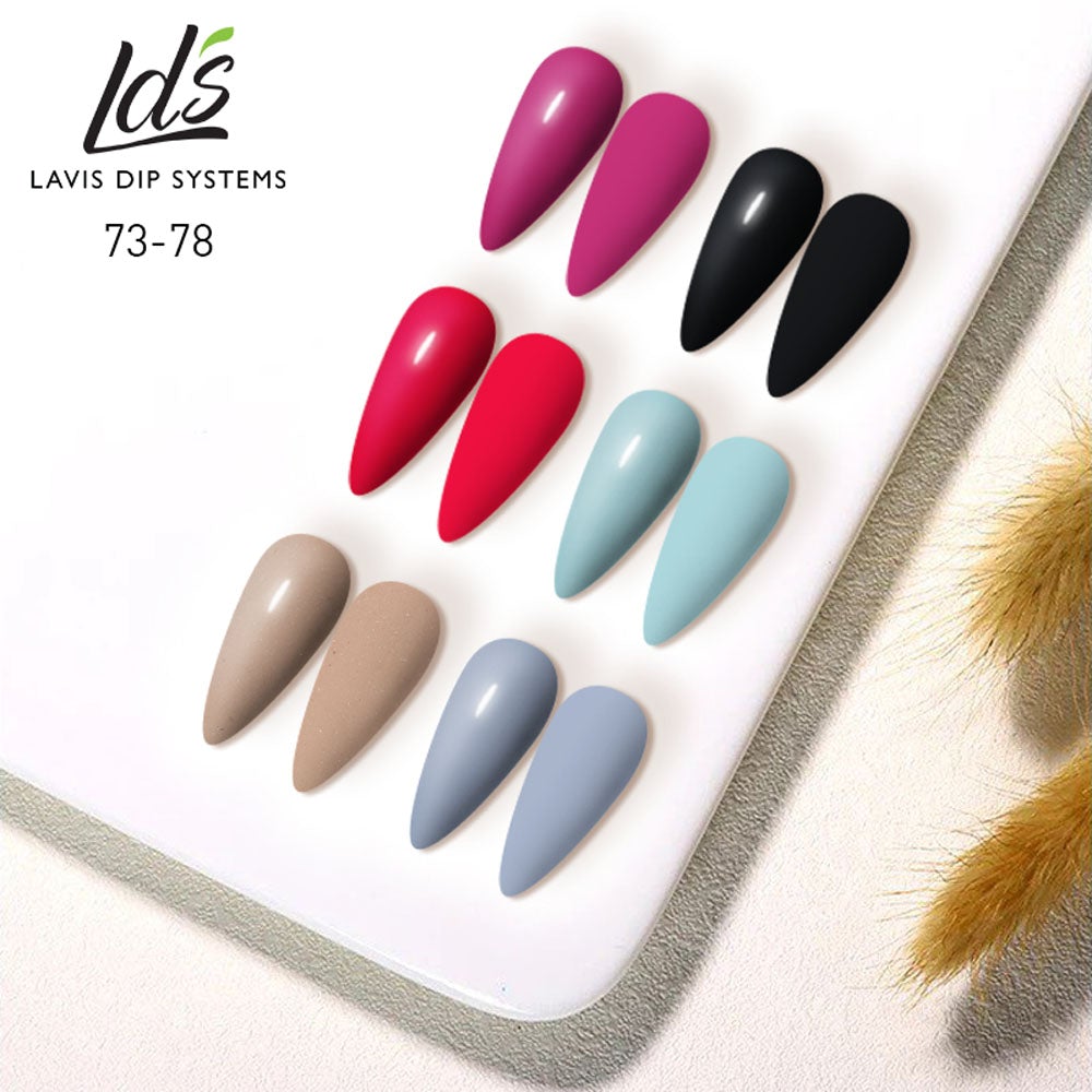 LDS Healthy Nail Lacquer  Set (6 colors) : 73 to 78