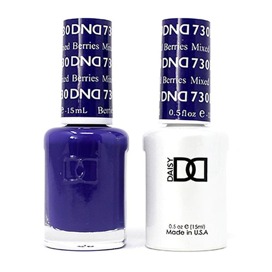 DND 730 Mixed Berries - DND Gel Polish & Matching Nail Lacquer Duo Set - 0.5oz
