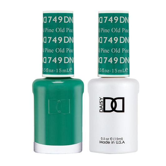 DND 749 Old Pine - DND Gel Polish & Matching Nail Lacquer Duo Set - 0.5oz
