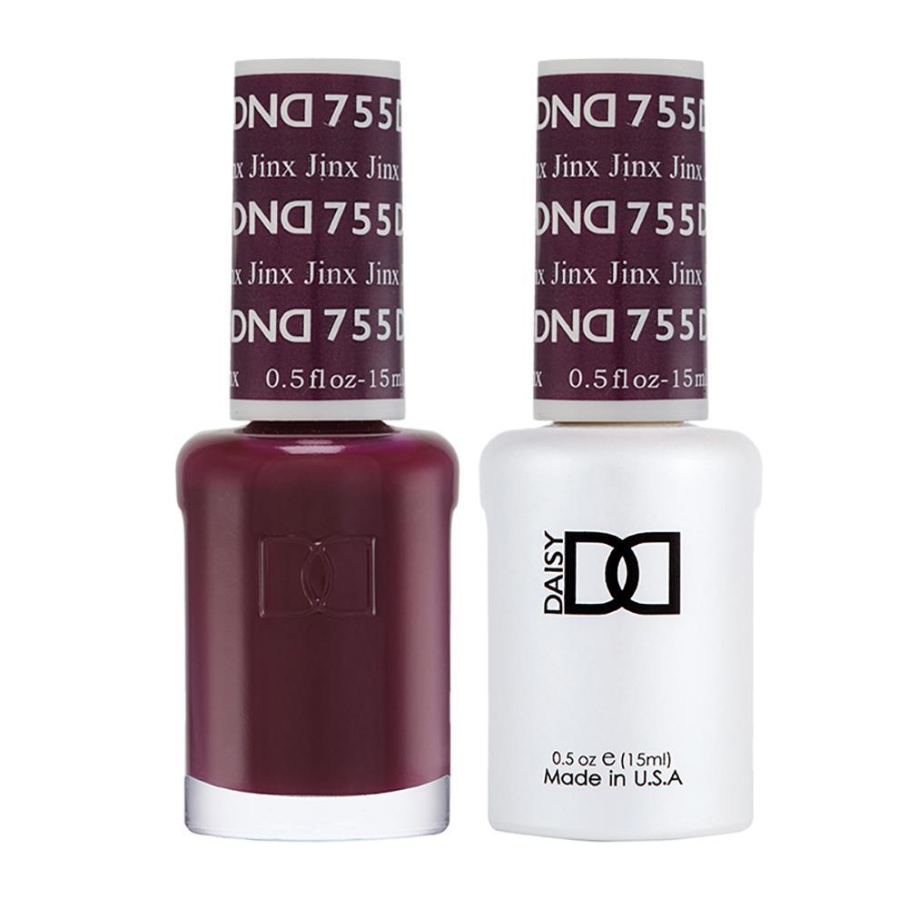 DND 755 Jinx - DND Gel Polish & Matching Nail Lacquer Duo Set - 0.5oz