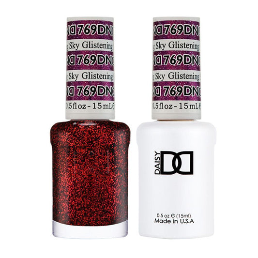 DND 769 Glistening Sky - DND Gel Polish & Matching Nail Lacquer Duo Set - 0.5oz