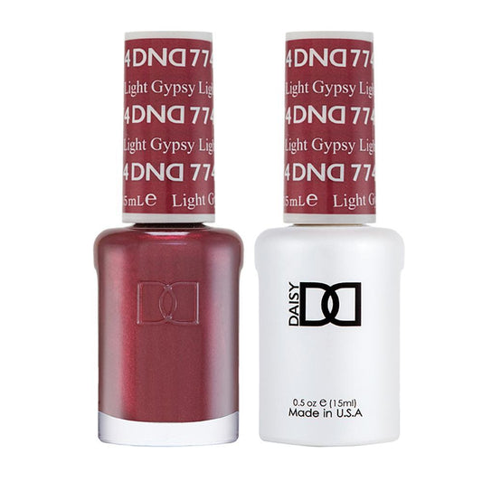 DND 774 Gypsy Light - DND Gel Polish & Matching Nail Lacquer Duo Set - 0.5oz