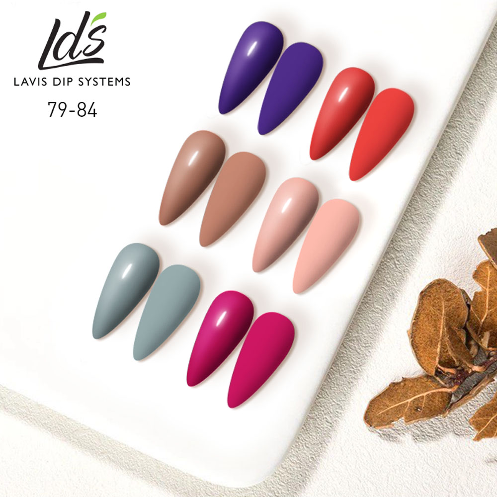 LDS Healthy Nail Lacquer  Set (6 colors) : 79 to 84