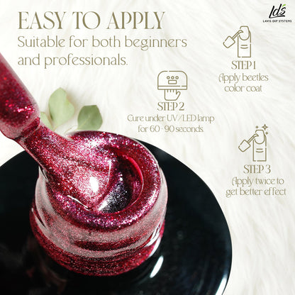 LDS 3 Call Me Minty - Gel Polish 0.5 oz - Ice Crystal