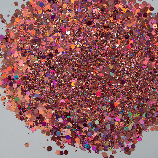 LDS Holographic Chunky Glitter Nail Art - DCG07 0.5oz