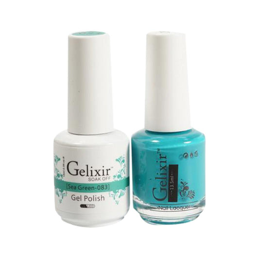 Gelixir 083 Sea Green - Gel Nail Polish 0.5 oz