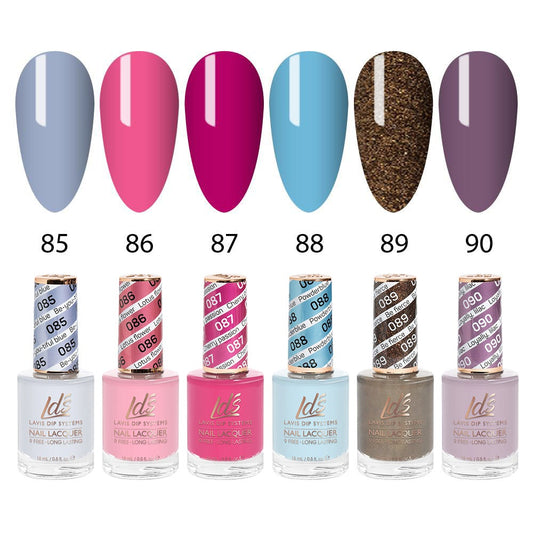 LDS Healthy Nail Lacquer  Set (6 colors) : 85 to 90