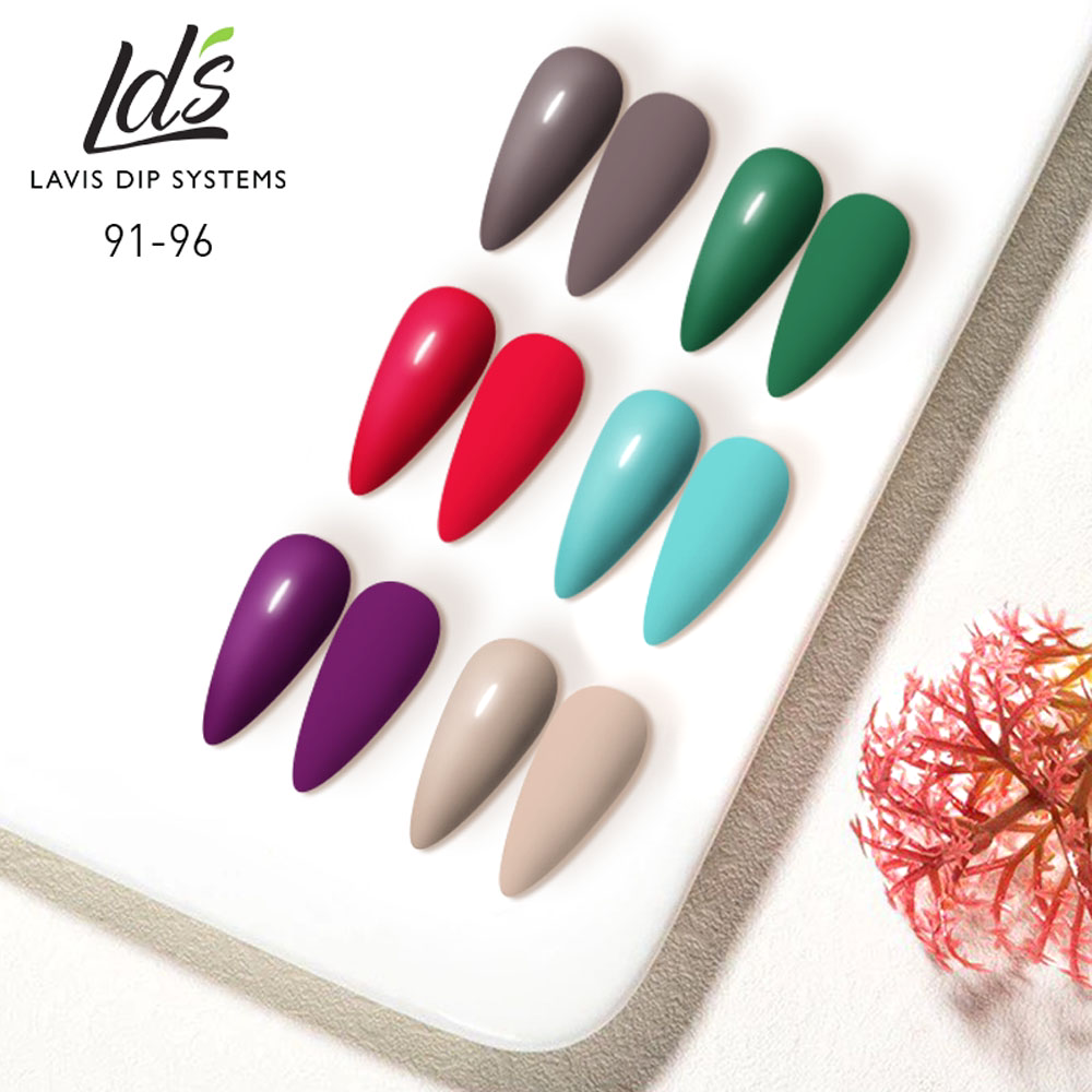 LDS Healthy Nail Lacquer  Set (6 colors) : 91 to 96
