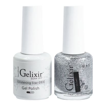 GELIXIR Holiday Gift Bubdle: 7 Gel Polishes, 1 Base Gel, 1 Top Gel - 037, 134, 178, 103, 091, 082, 093