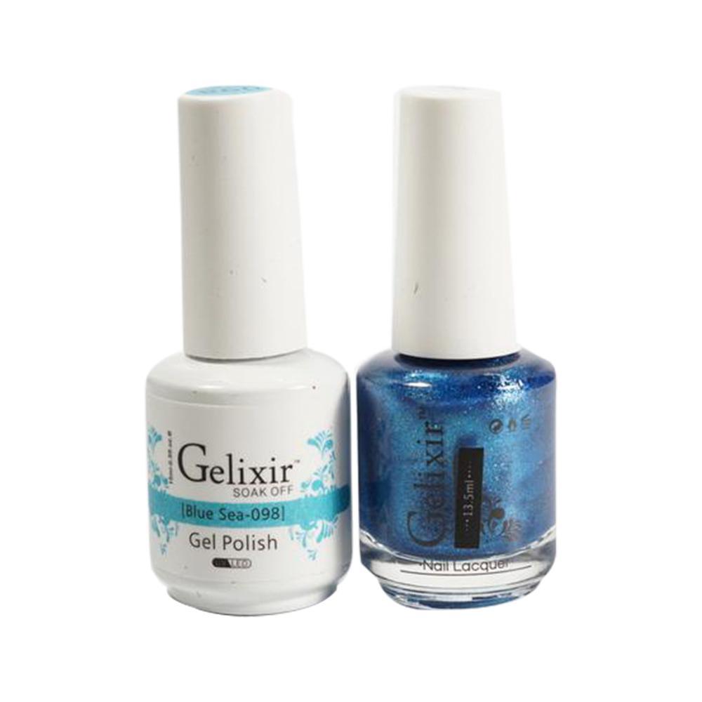 Gelixir 098 Blue Fairly - Gel Nail Polish 0.5 oz