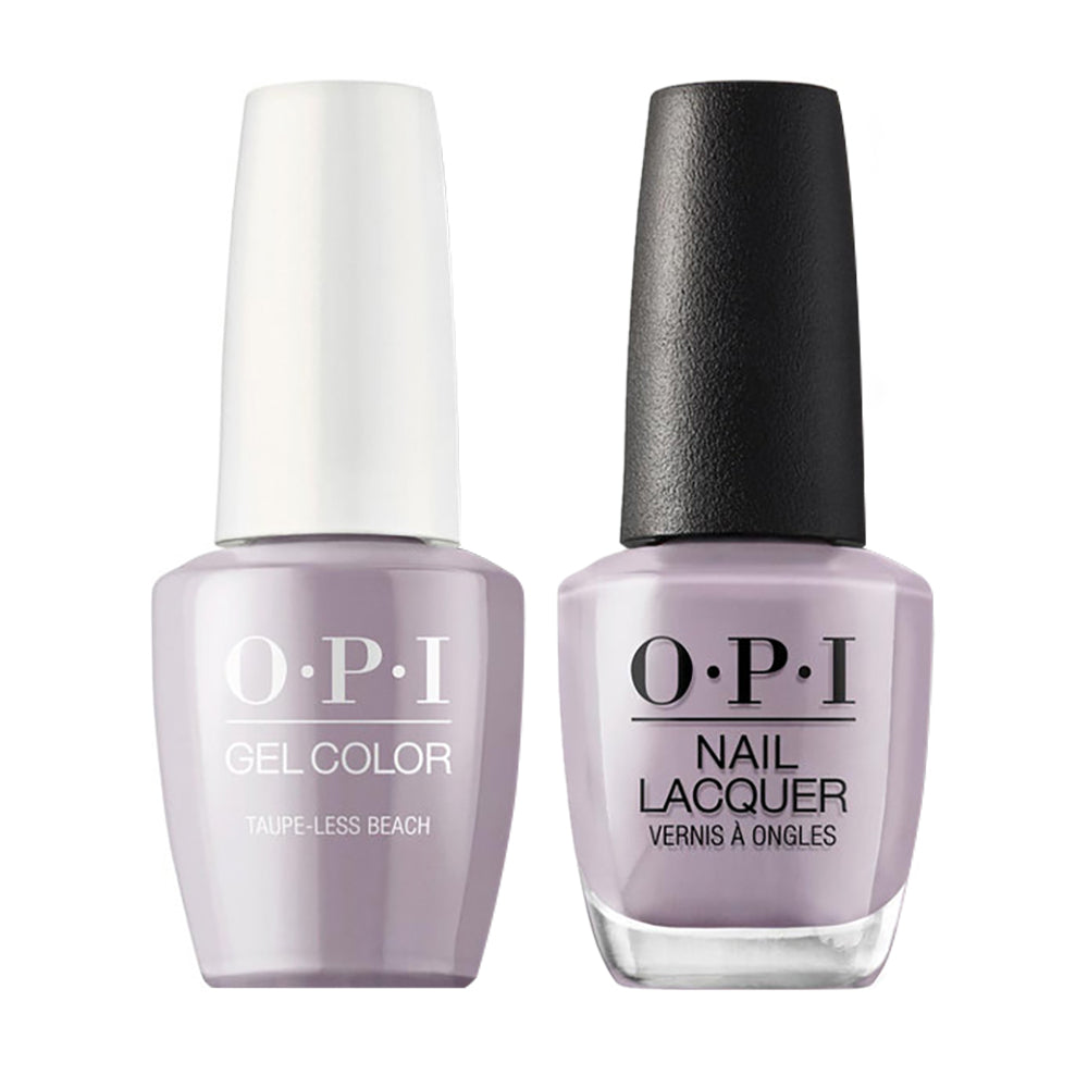 OPI A61 Taupe-less Beach - Gel Polish & Matching Nail Lacquer Duo Set 0.5oz