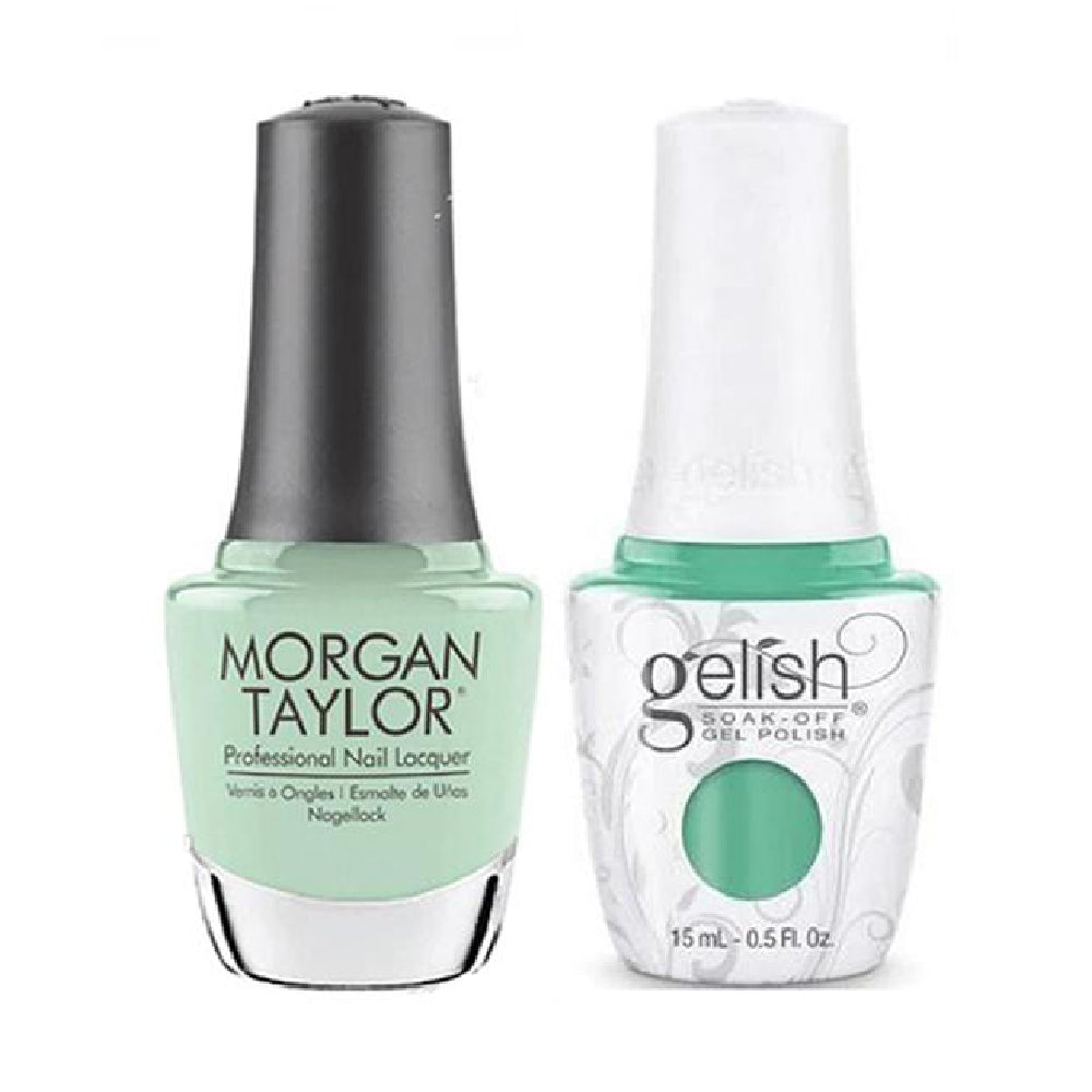 Gelish GE 890 - A Mint Of Spring - Gelish & Morgan Taylor Combo 0.5 oz