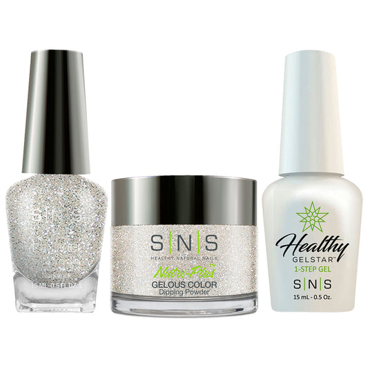 SNS 3 in 1 - AN08 Snowbasin Gelous - Dip (1oz), Gel & Lacquer Matching