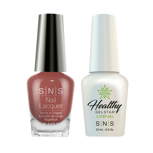SNS AN09 Brickenridge Gelous - SNS Gel Polish & Matching Nail Lacquer Duo Set - 0.5oz