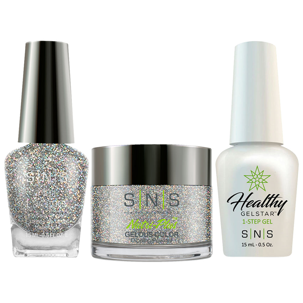 SNS 3 in 1 - AN15 Opal Starlight Gelous - Dip (1oz), Gel & Lacquer Matching