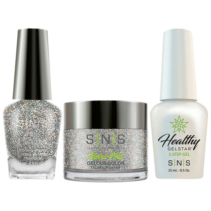 SNS 3 in 1 - AN15 Opal Starlight Gelous - Dip (1.5oz), Gel & Lacquer Matching