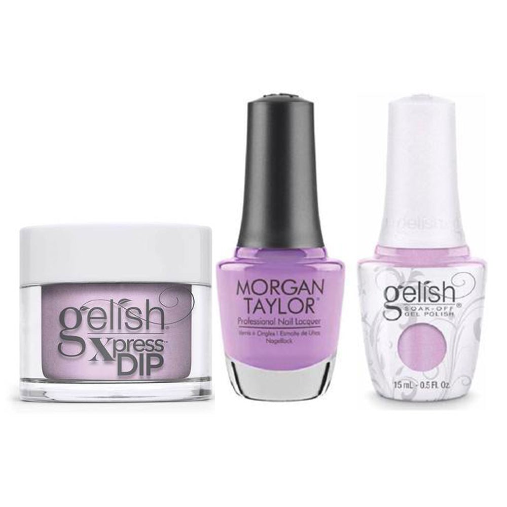 Gelish 3 in 1 - 295 -All The Queen's Bling -Xpress Dip , Gel & Morgan Taylor