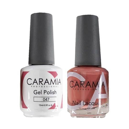  Caramia Gel Nail Polish Duo - 047 Brown Colors by Gelixir sold by DTK Nail Supply