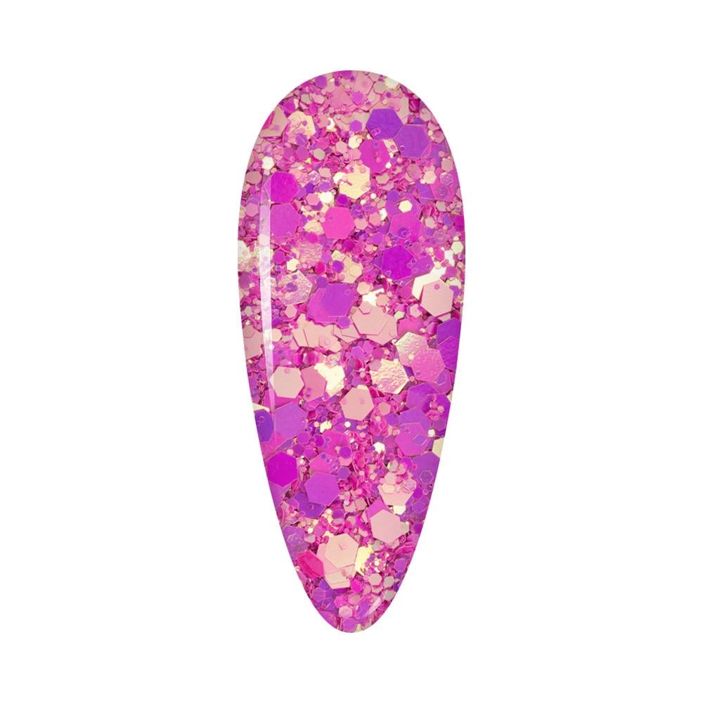 LDS Holographic Chunky Glitter Nail Art  - DCG18 0.5oz