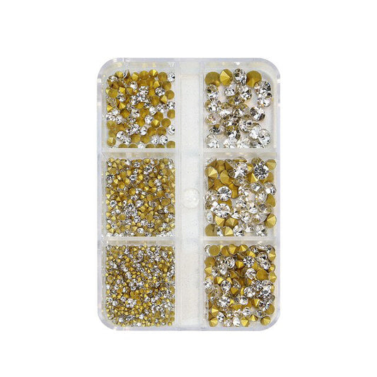 Mix Size 3D Sharp Diamond - 01# Clear