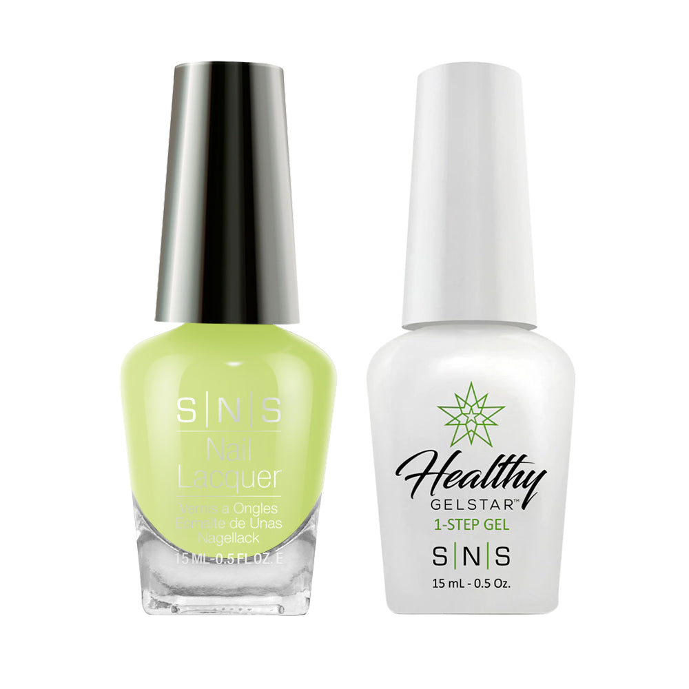 SNS CS16 Grasshopper Menthe - SNS Gel Polish & Matching Nail Lacquer Duo Set - 0.5oz