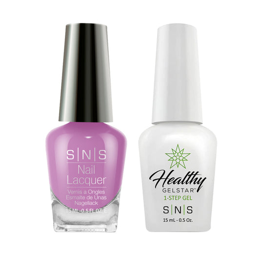 SNS CS19 Taro Boba - SNS Gel Polish & Matching Nail Lacquer Duo Set - 0.5oz