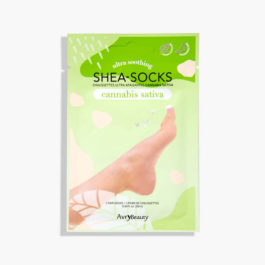 AVRY BEAUTY Shea Socks - Cannabis Sativa