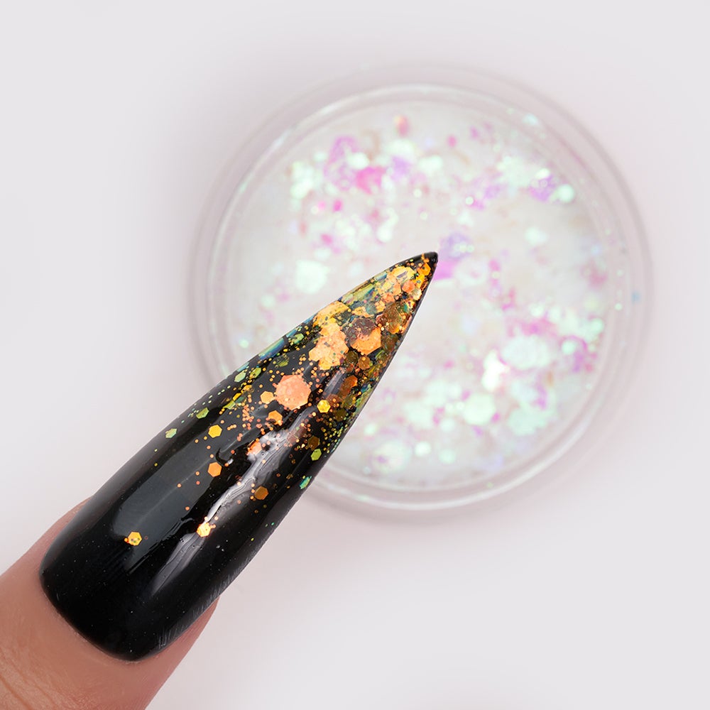 LDS Dazzle Glitter Nail Art  - DA03 - Candy Coated - 0.5 oz