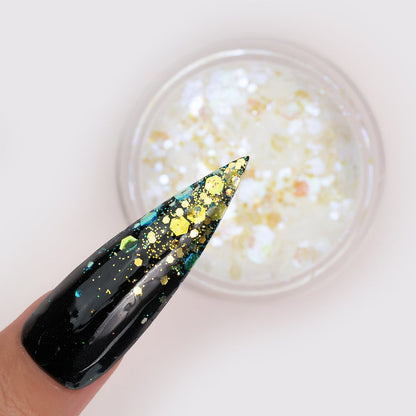 LDS Dazzle Glitter Nail Art - DA04 - Glam Rock - 0.5 oz