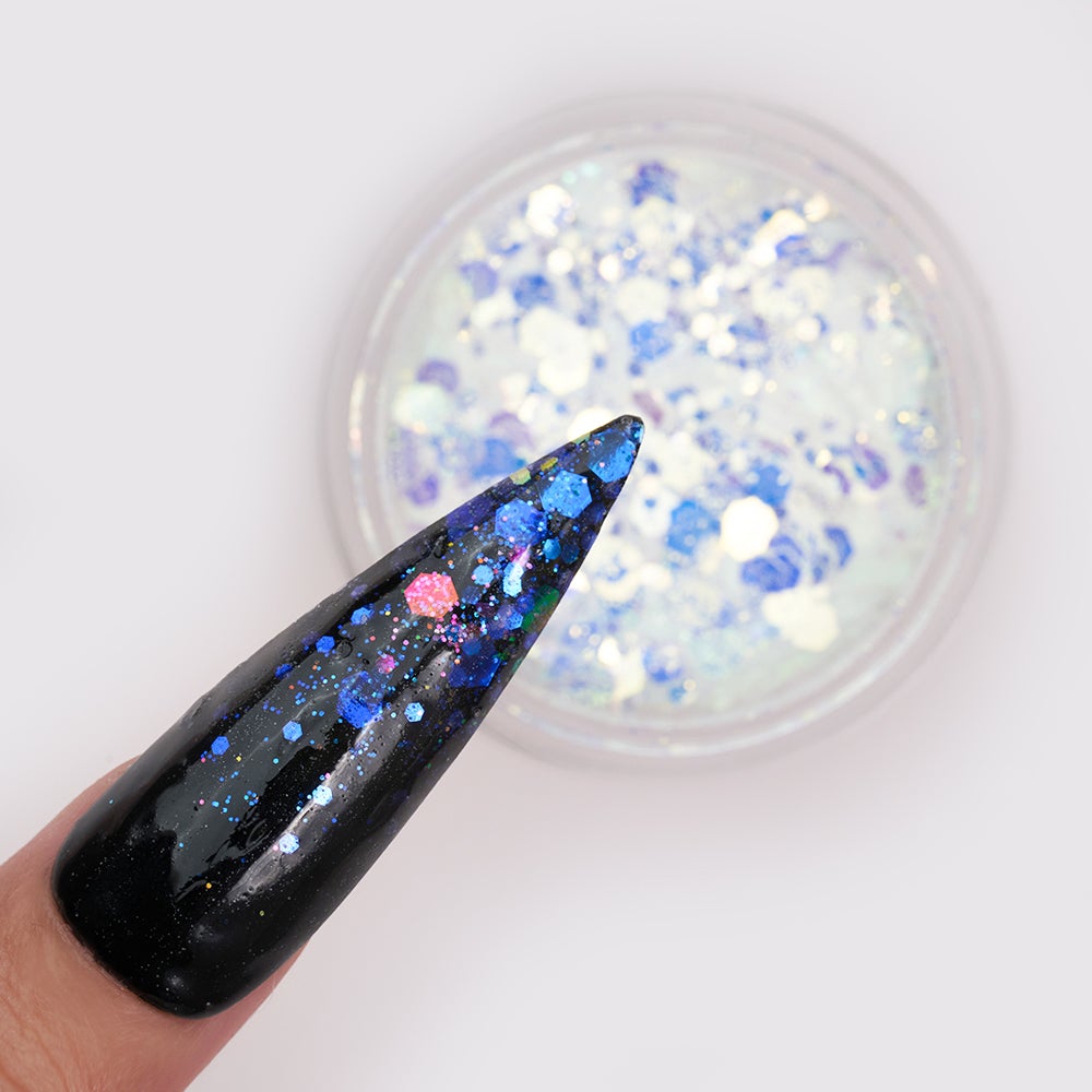 LDS Dazzle Glitter Nail Art - DA05 - Disco Lady - 0.5 oz