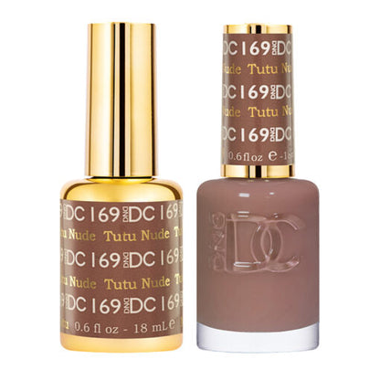 DND DC 169 Tutu Nude - DND DC Gel Polish & Matching Nail Lacquer Duo Set