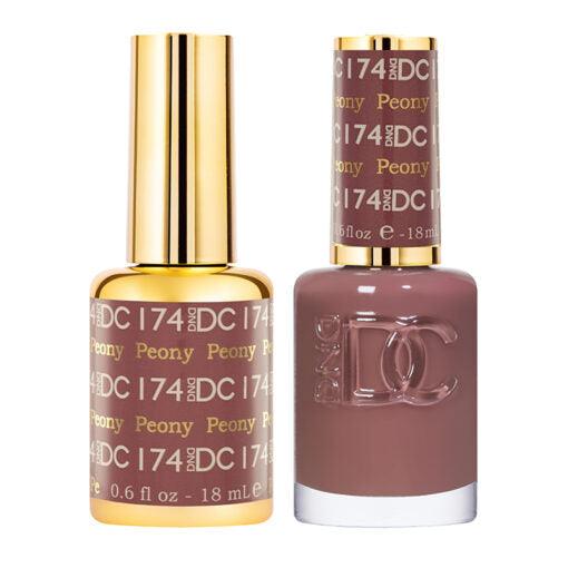 DND DC 174 Peony - DND DC Gel Polish & Matching Nail Lacquer Duo Set