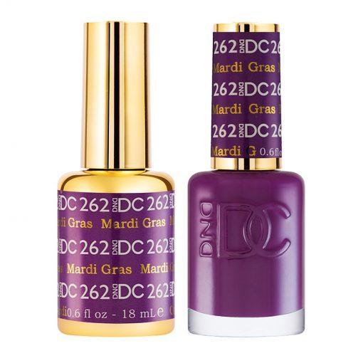 DND DC 262 Mardi Gras - Gel & Matching Polish Set - DND DC Gel & Lacquer