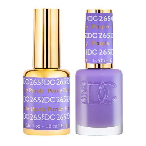 DND DC 265 Pearly Purple - Gel & Matching Polish Set - DND DC Gel & Lacquer