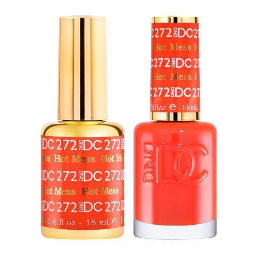 DND DC 272 Hot Mess - Gel & Matching Polish Set - DND DC Gel & Lacquer