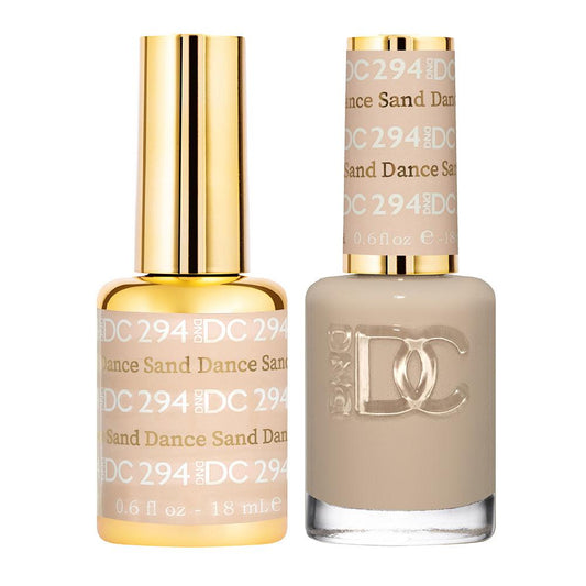 DND DC 294 Sand Dance - DND DC Gel Polish & Matching Nail Lacquer Duo Set