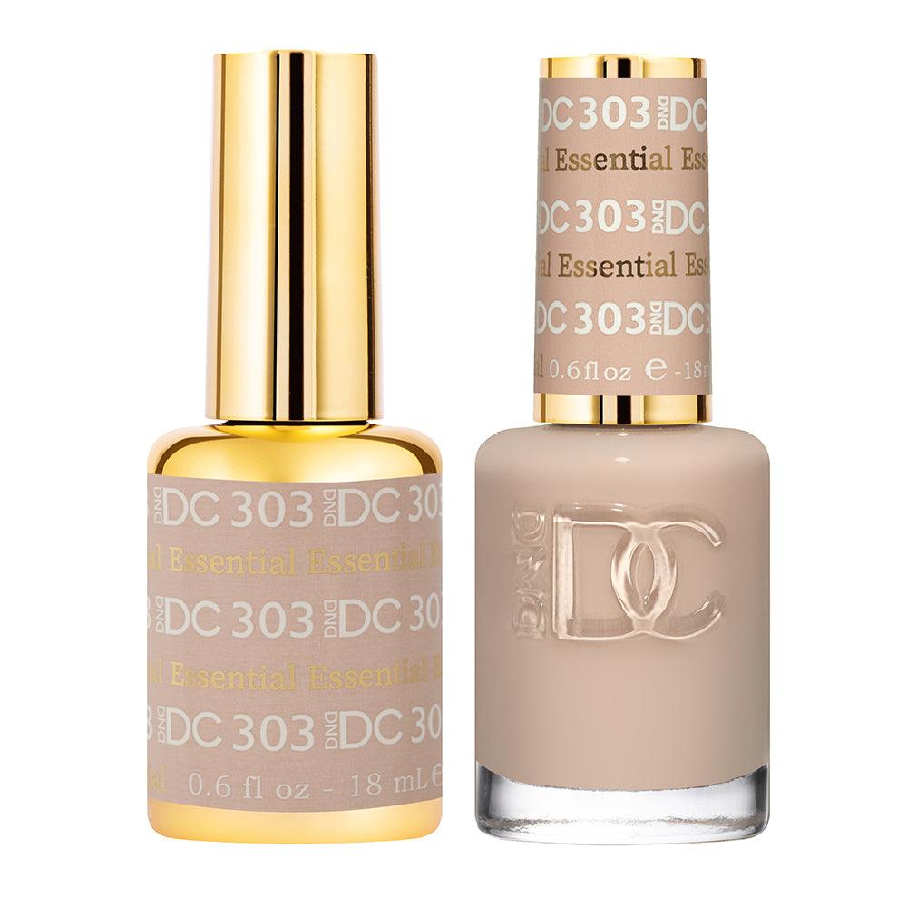 DND DC 303 Essential- DND DC Gel Polish & Matching Nail Lacquer Duo Set