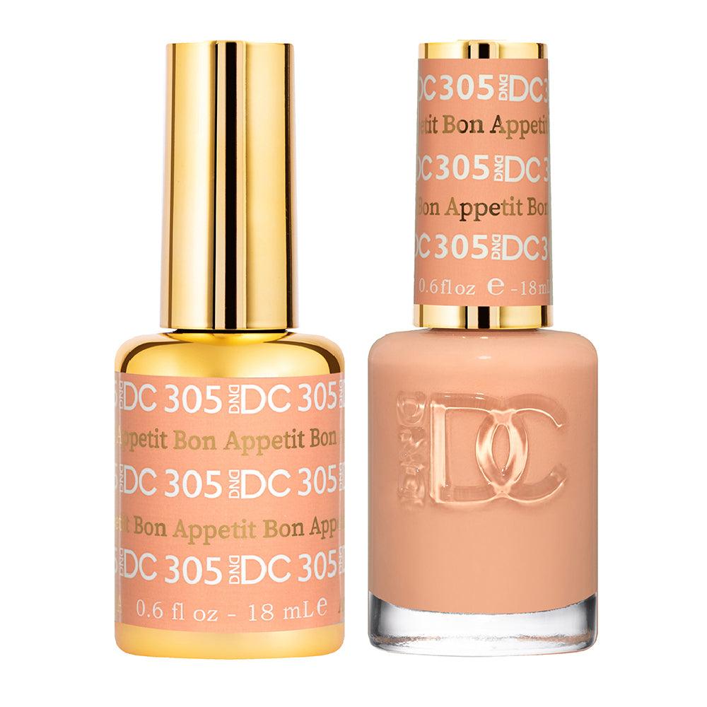 DND DC 305 Bon Appetit - DND DC Gel Polish & Matching Nail Lacquer Duo Set