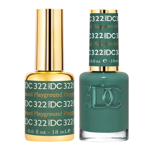 DND DC 322 Playground - DND DC Gel Polish & Matching Nail Lacquer Duo Set