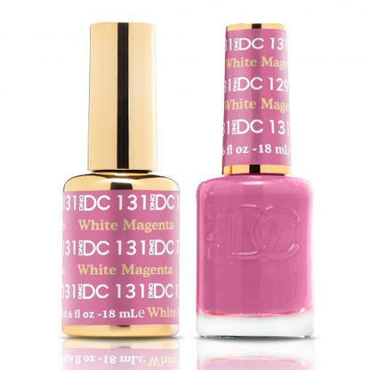 DND DC 131 White Magenta - Gel & Matching Polish Set - DND DC Gel & Lacquer